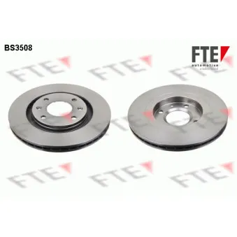 Jeu de 2 disques de frein avant FTE BS3508