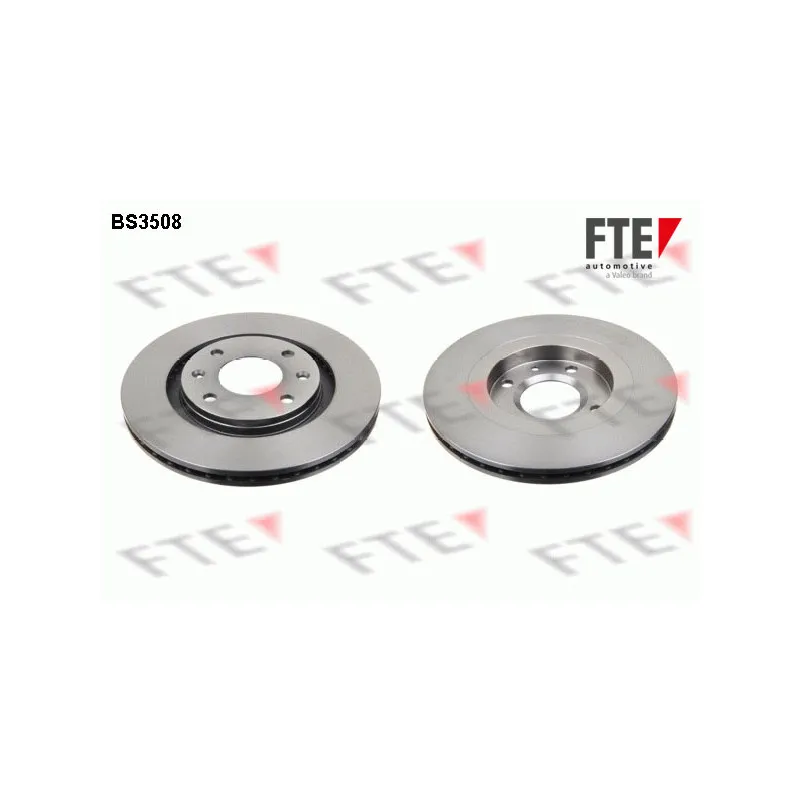 Jeu de 2 disques de frein avant FTE BS3508