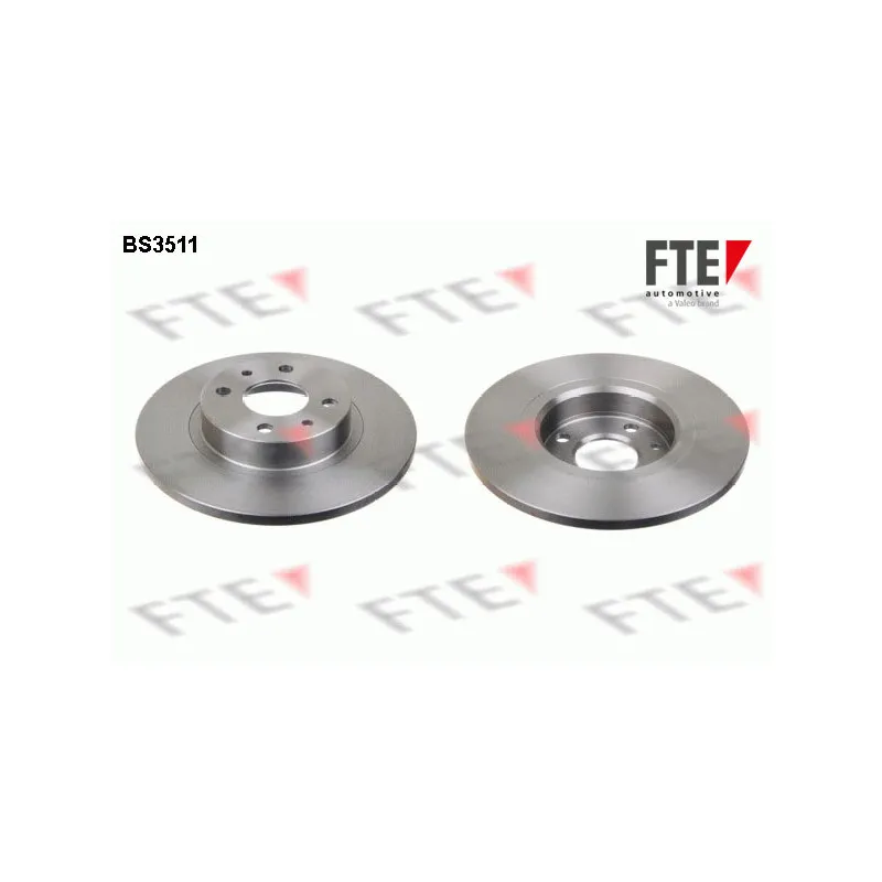 Jeu de 2 disques de frein avant FTE BS3511