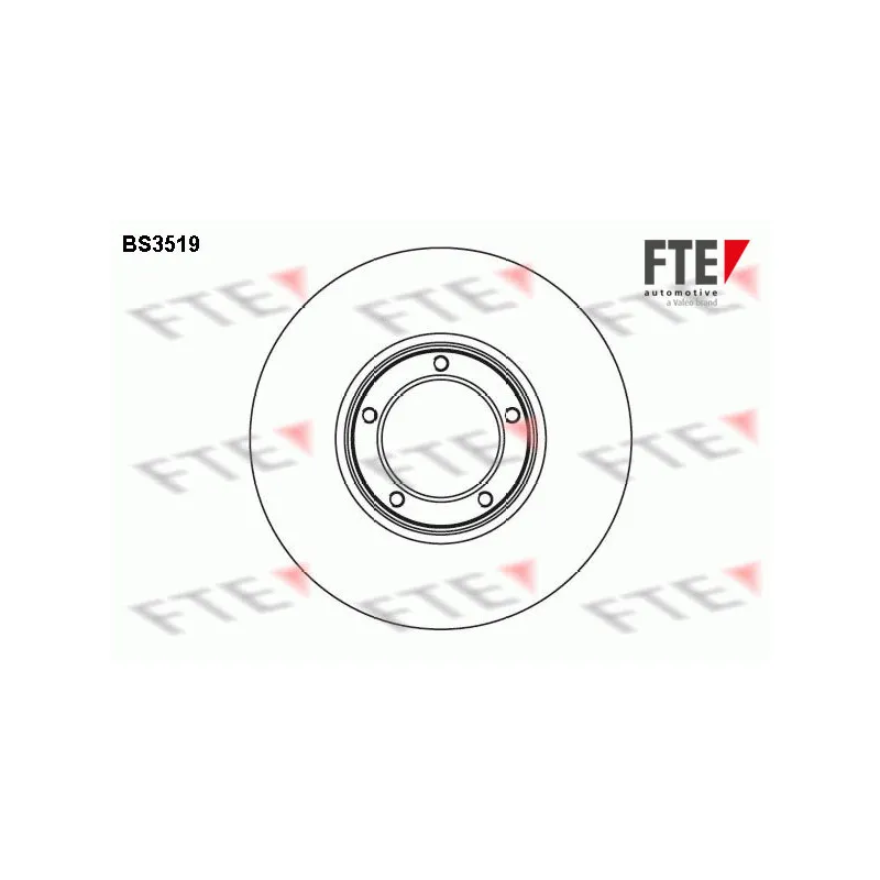 Jeu de 2 disques de frein avant FTE BS3519