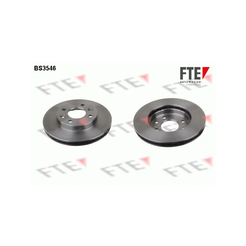 Jeu de 2 disques de frein avant FTE BS3546