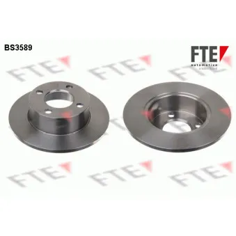 Jeu de 2 disques de frein arrière FTE BS3589
