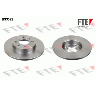 Jeu de 2 disques de frein arrière FTE BS3592