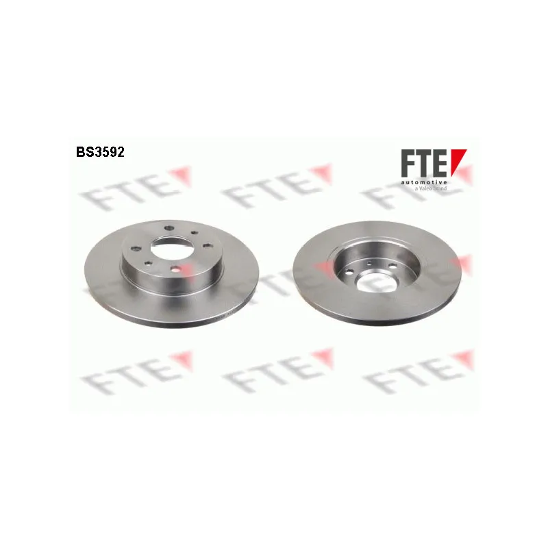 Jeu de 2 disques de frein arrière FTE BS3592