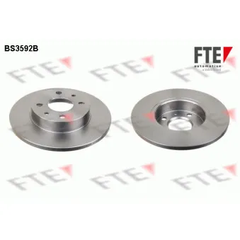 Jeu de 2 disques de frein arrière FTE BS3592B