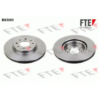 Jeu de 2 disques de frein avant FTE BS3593