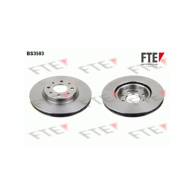 Jeu de 2 disques de frein avant FTE BS3593