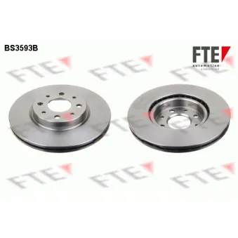 Jeu de 2 disques de frein avant FTE BS3593B