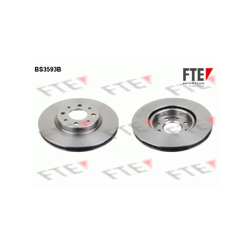 Jeu de 2 disques de frein avant FTE BS3593B