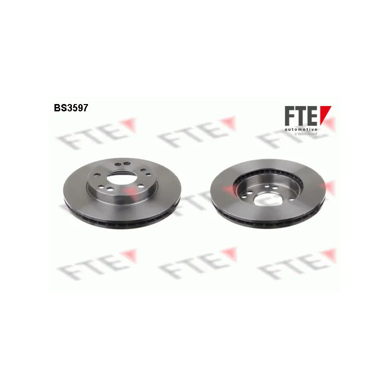 Jeu de 2 disques de frein avant FTE BS3597