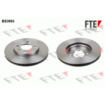 Jeu de 2 disques de frein avant FTE BS3605