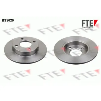 Jeu de 2 disques de frein arrière FTE BS3629