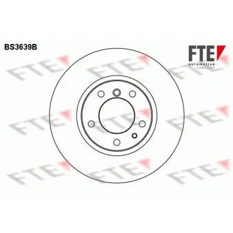Jeu de 2 disques de frein avant FTE BS3639B