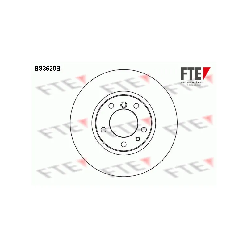 Jeu de 2 disques de frein avant FTE BS3639B