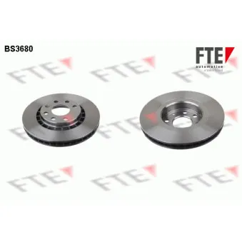 Jeu de 2 disques de frein avant FTE BS3680