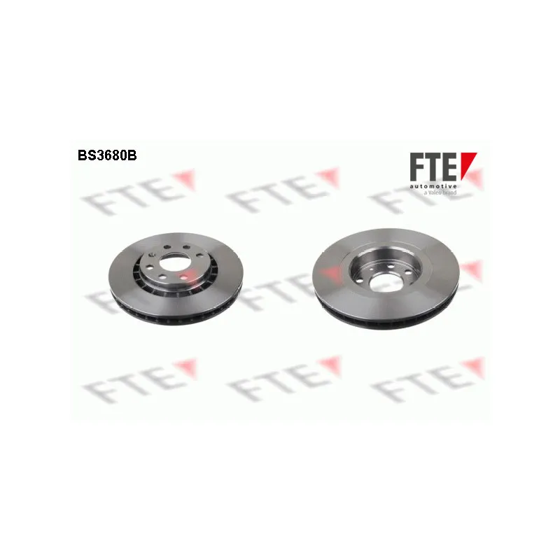 Jeu de 2 disques de frein avant FTE BS3680B