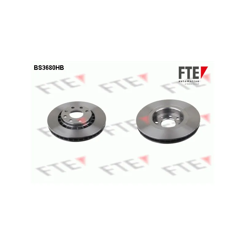Jeu de 2 disques de frein avant FTE BS3680HB