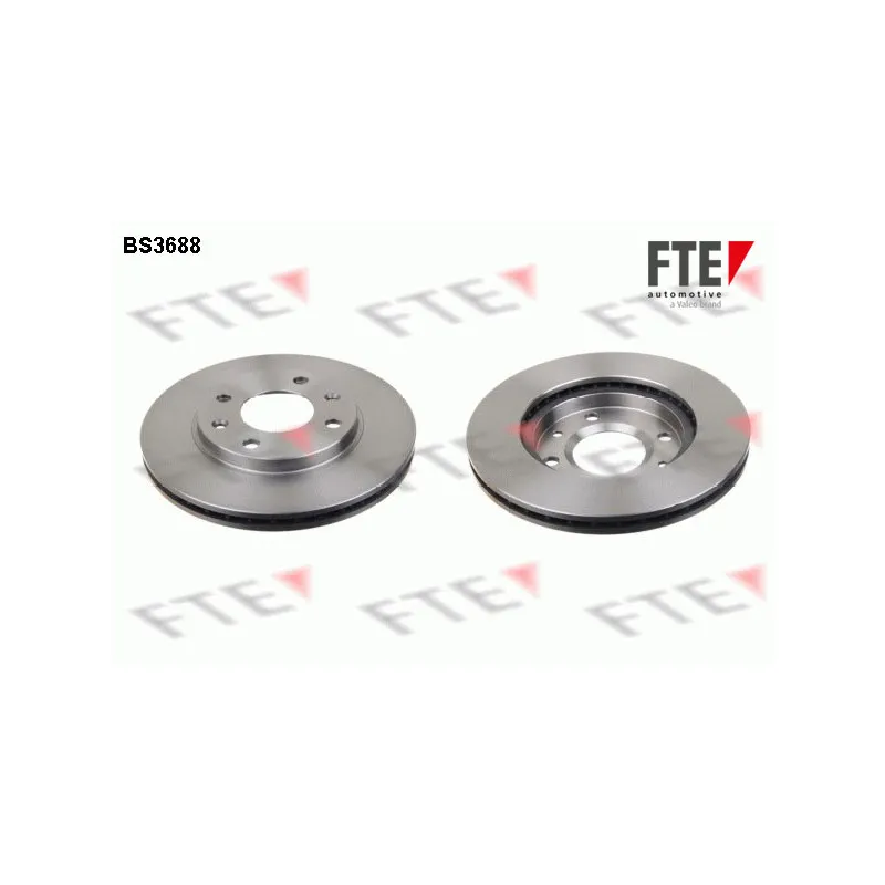 Jeu de 2 disques de frein avant FTE BS3688