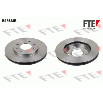 Jeu de 2 disques de frein avant FTE BS3688B