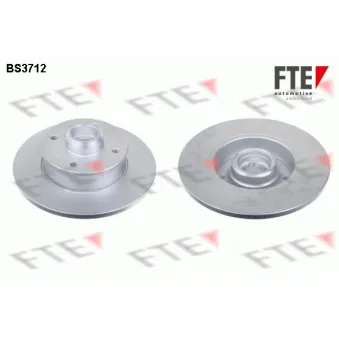 Jeu de 2 disques de frein arrière FTE BS3712