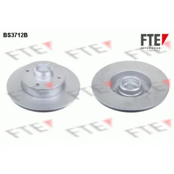 Jeu de 2 disques de frein arrière FTE