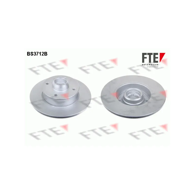 Jeu de 2 disques de frein arrière FTE BS3712B