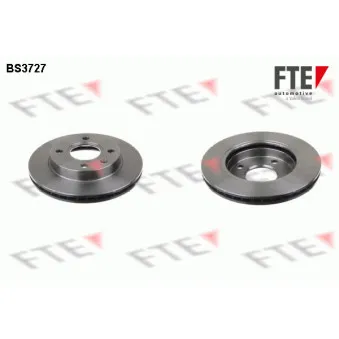 Jeu de 2 disques de frein avant FTE BS3727