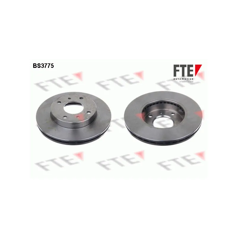 Jeu de 2 disques de frein avant FTE BS3775