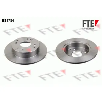 Jeu de 2 disques de frein arrière FTE BS3784
