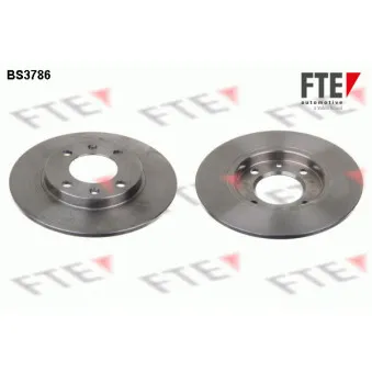 Jeu de 2 disques de frein arrière FTE BS3786
