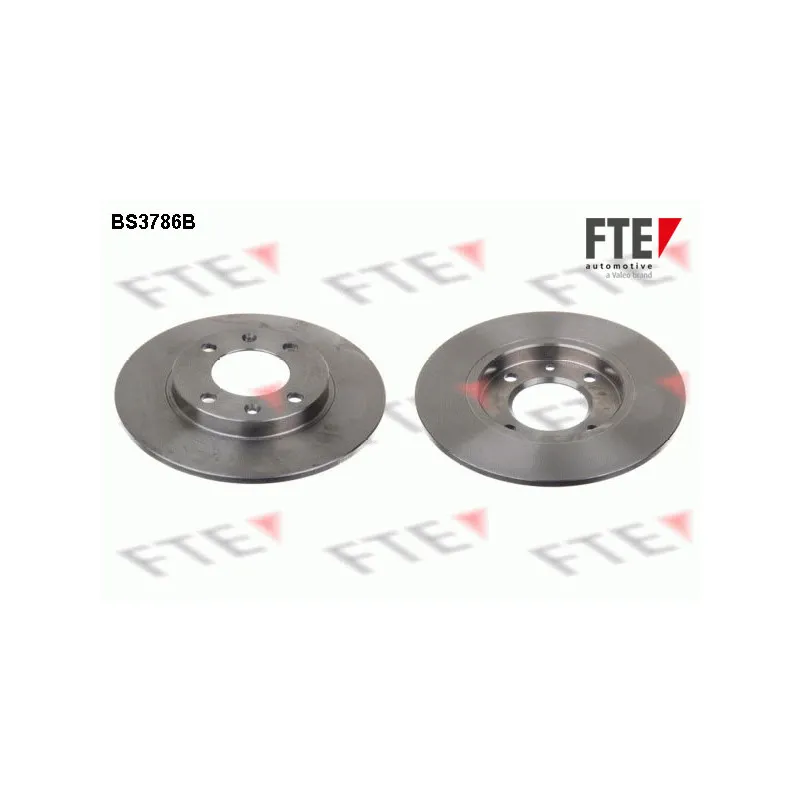 Jeu de 2 disques de frein arrière FTE BS3786B