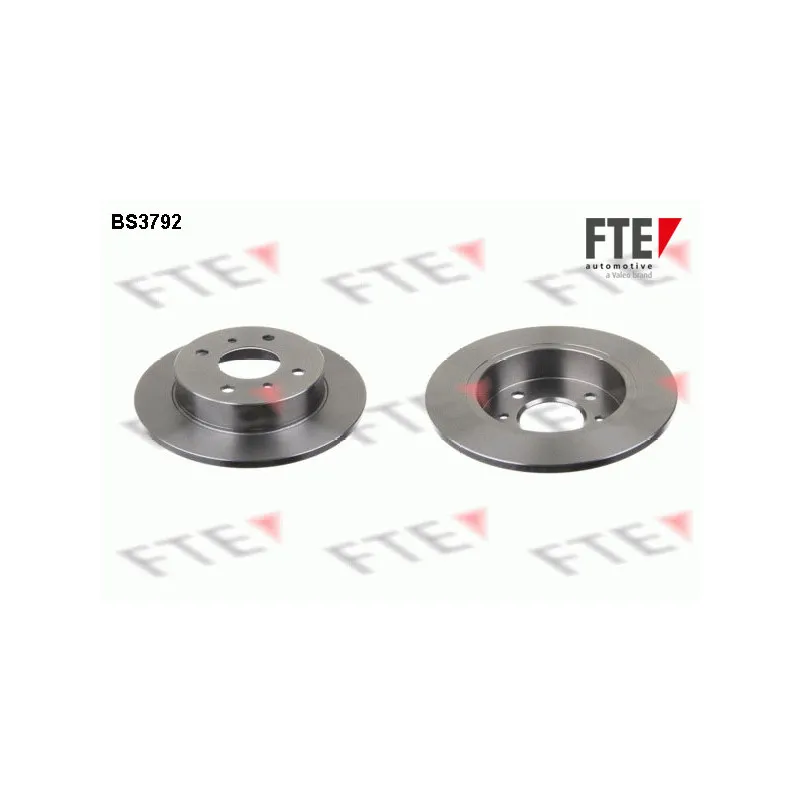 Jeu de 2 disques de frein arrière FTE BS3792