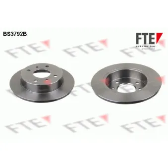 Jeu de 2 disques de frein arrière FTE BS3792B
