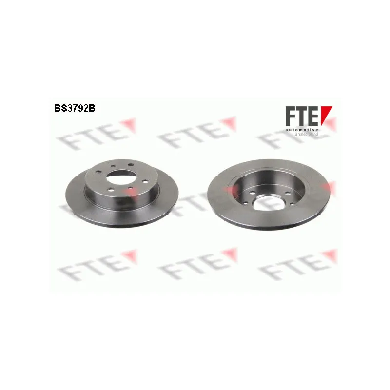 Jeu de 2 disques de frein arrière FTE BS3792B