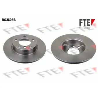 Jeu de 2 disques de frein avant FTE BS3803B