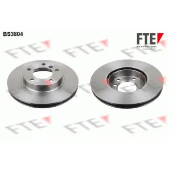 Jeu de 2 disques de frein avant FTE BS3804