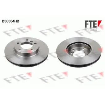 Jeu de 2 disques de frein avant FTE BS3804HB