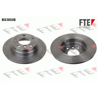 Jeu de 2 disques de frein arrière FTE BS3805B