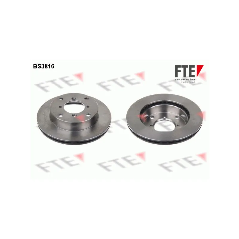 Jeu de 2 disques de frein avant FTE BS3816