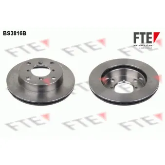 Jeu de 2 disques de frein avant FTE BS3816B