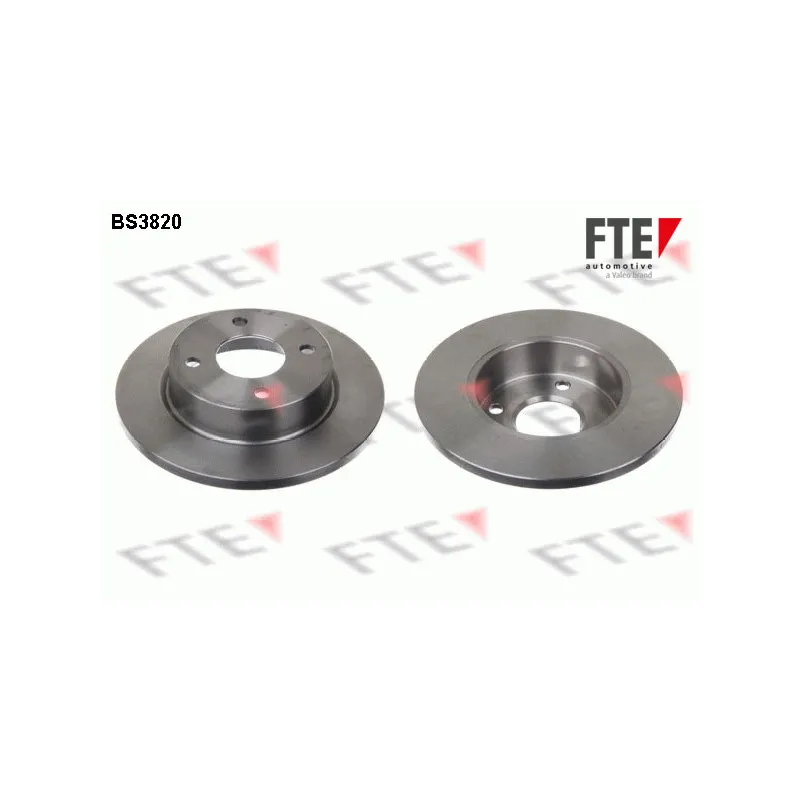 Jeu de 2 disques de frein avant FTE BS3820