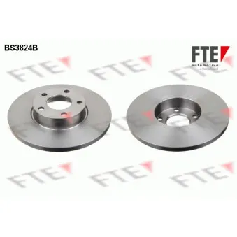 Jeu de 2 disques de frein avant FTE BS3824B