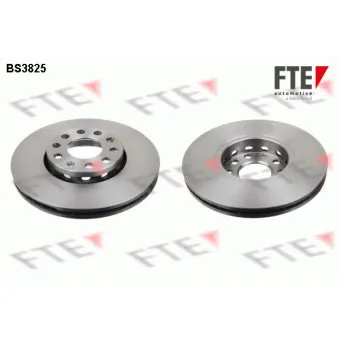 Jeu de 2 disques de frein avant FTE BS3825