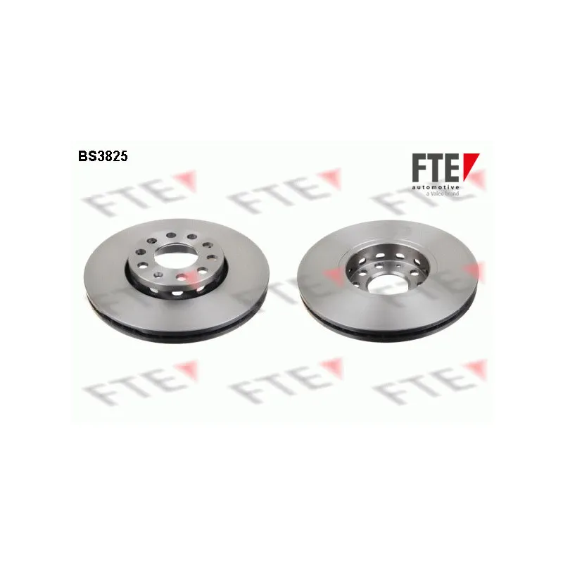 Jeu de 2 disques de frein avant FTE BS3825