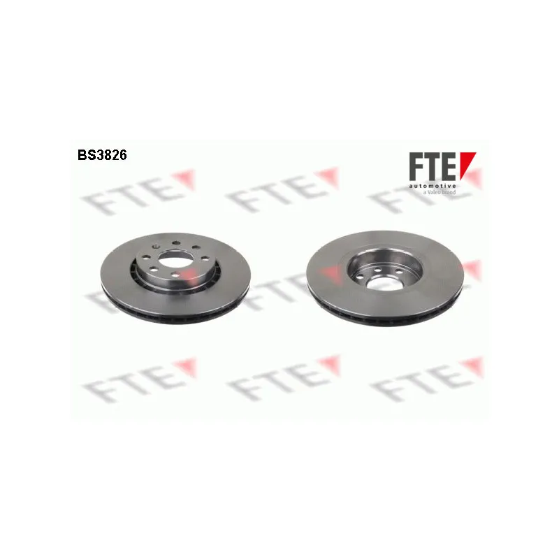 Jeu de 2 disques de frein avant FTE BS3826