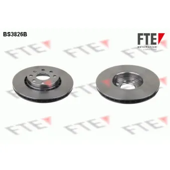 Jeu de 2 disques de frein avant FTE BS3826B