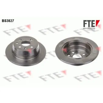 Jeu de 2 disques de frein arrière FTE BS3827