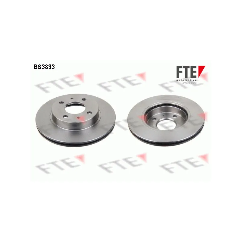 Jeu de 2 disques de frein avant FTE BS3833