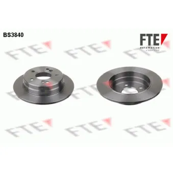 Jeu de 2 disques de frein arrière FTE BS3840