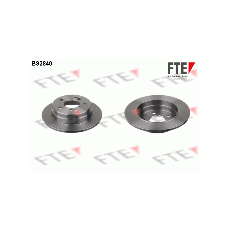Jeu de 2 disques de frein arrière FTE BS3840